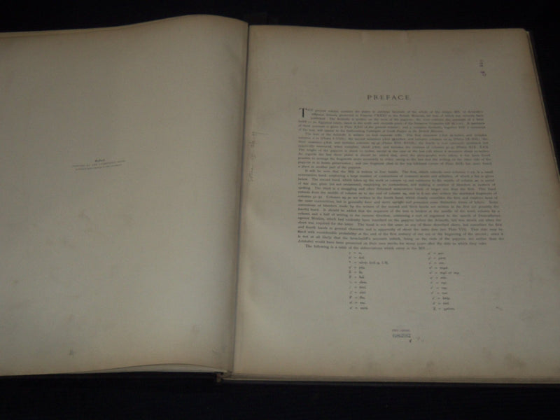 1891 ARISTOTLE ON THE CONSTITUTION OF ATHENS VOLUME - NICE PLATES - Z 271