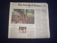 2023 AUGUST 20 NEW YORK TIMES - TRUMP TUSSLES WITH FOX NEWS BEFORE DEBATE