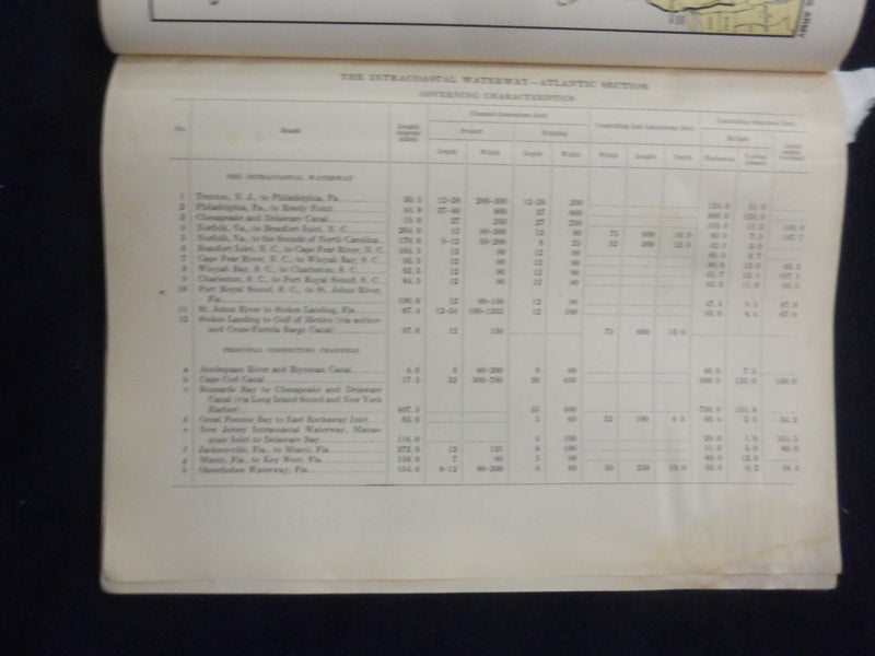 1951 THE INTRACOASTAL WATERWAY - PART I, ATLANTIC SECTION - J 8419