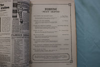1927 AUGUST THE FORUM MAGAZINE - THIRD TERM TRADITION - K 3281
