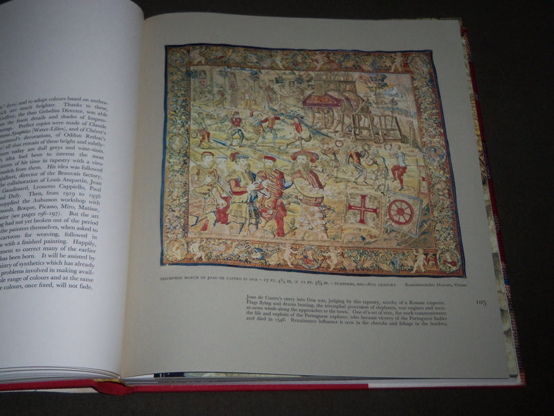 1965 GREAT TAPESTRIES HARDCOVER BOOK EDITED BY JOSEPH JOBE W/ SLIPCASE - I 1600