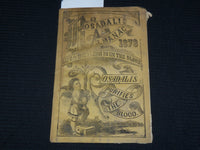 1873 ROSADALIS ALMANAC - SOFTCOVER - FLESH IN THE BLOOD - J 6868