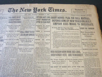 1926 DECEMBER 2 NEW YORK TIMES - COURT DENIES PLEA FOR HALL MISTRIAL - NT 6550