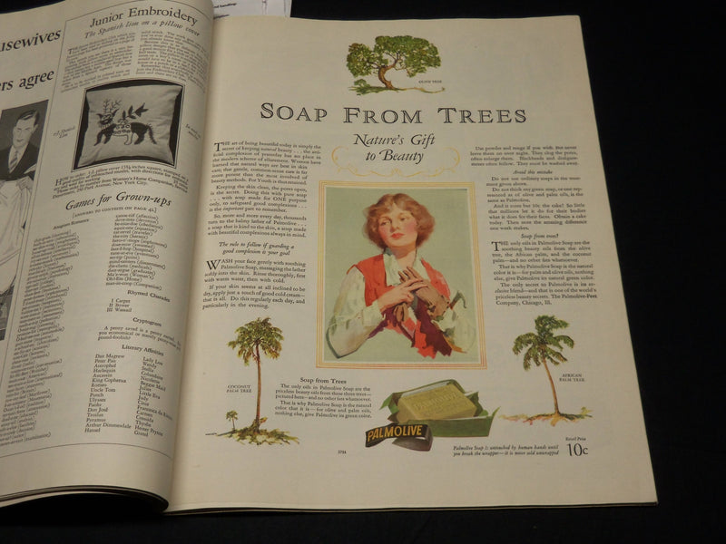 1928 FEBRUARY WOMAN'S HOME COMPANION MAGAZINE - GREAT COVER & ADS - ST 4878W