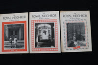 1932-1949 THE ROYAL NEIGHBOR - A HOME - MAGAZINE - LOT OF 37 - O 3709
