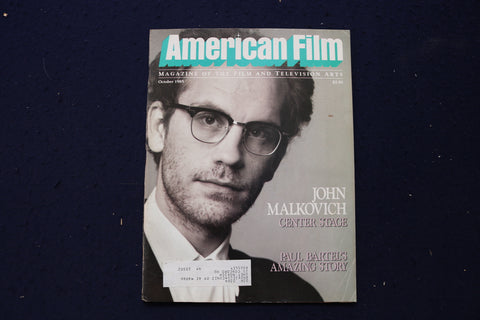 1985 OCTOBER AMERICAN FILM MAGAZINE - JOHN MALKOVICH COVER - E 17638