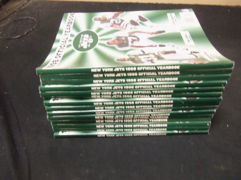 1998 NEW YORK JETS OFFICIAL YEARBOOK - LOT OF 15 - O 2905