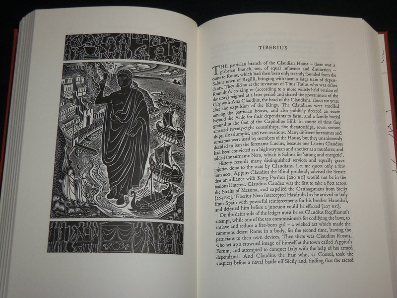 1995 THE TWELVE CAESARS HARDCOVER BOOK BY ROBERT GRAVES W/ SLIPCASE - KD 6915