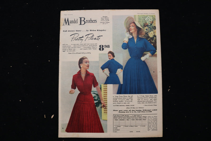 1953 SEP 13 CHICAGO SUNDAY TRIBUNE MAGAZINE -CHICAGO W.S. PHOTOS INSIDE- E 25529