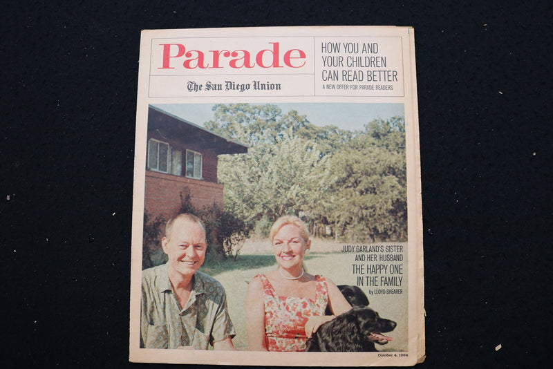 1964 OCTOBER 4 PARADE MAGAZINE - VIRGINIA GARLAND THOMPSON COVER - E 25634