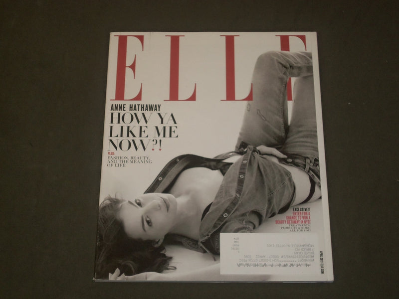 2017 APRIL ELLE MAGAZINE - ANNE HATHAWAY COVER - B 1829