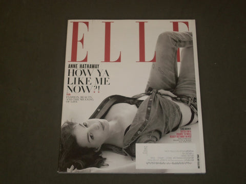 2017 APRIL ELLE MAGAZINE - ANNE HATHAWAY COVER - B 1829