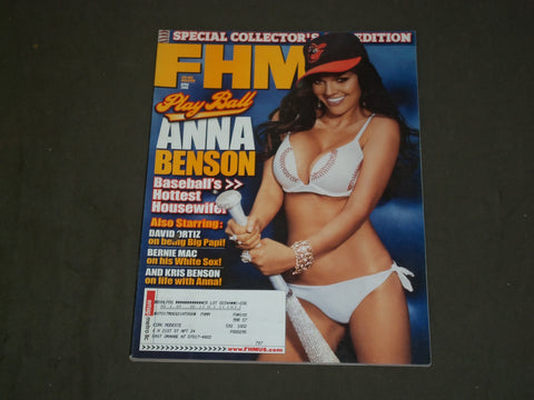 2006 APRIL FHM MAGAZINE (FOR HIM) - ANNA BENSON COVER - B 3551