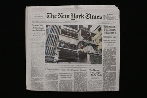 2024 OCTOBER 30 NEW YORK TIMES - TRUMP PORTENDS ETHICS CONCERNS LARGER THAN '16