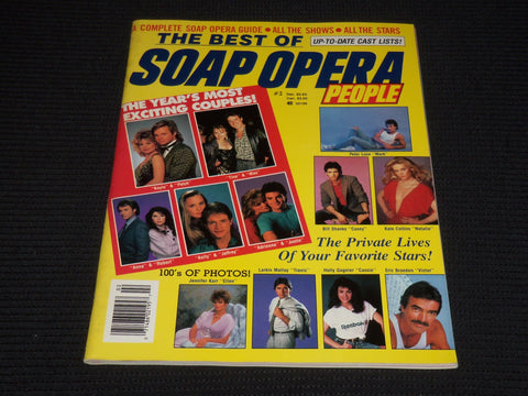 1987 DECEMBER THE BEST OF SOAP OPERA PEOPLE #2 MAGAZINE - PETER LOVE - E 13078