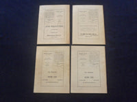 1937-1940 THE EXHO - EASTHAMPTON HIGH SCHOOL YEARBOOKS - LOT OF 4 - O 2136M