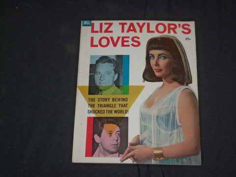 1962 LIZ TAYLOR'S LOVES MAGAZINE - ELIZABETH TAYLOR COVER - CW 389