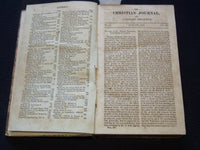 1820 THE CHRISTIAN JOURNAL AND LITERARY REGISTER VOLUME NO. 4 - KD 7670