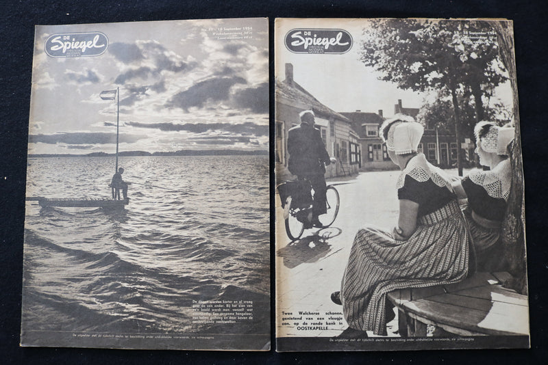 1954 DE SPIEGEL CHRISTELUK NATIONAAL MAGAZINE - LOT OF 21 - DUTCH - O 3705