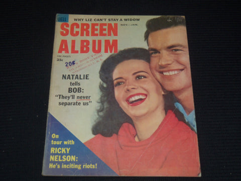 1958-1959 NOV-JAN SCREEN ALBUM MAGAZINE - NATALIE WOOD & BOB WAGNER - E 14664