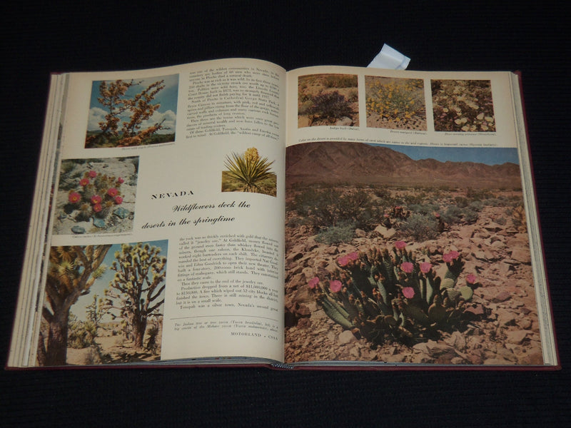 1955-1956 THE MOTOR LAND MAGAZINE BOUND VOLUME - 11 ISSUES - KD 705E
