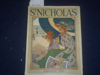 1917 AUGUST ST. NICHOLAS MAGAZINE - NORMAN ROCKWELL ILLUSTRATION - ST 5503M
