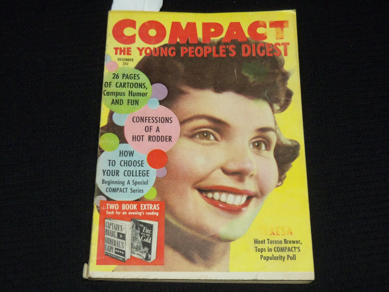 1956 DECEMBER COMPACT YOUNG PEOPLE'S DIGEST MAGAZINE - TERESA BREWER - SP 4862I