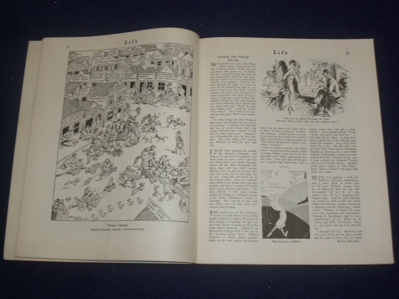 1928 APRIL 19 LIFE MAGAZINE - A BAD LIE - ST 6405