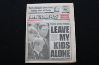 1997 SEP 8 NEW YORK POST NEWSPAPER -CHARLES WARNS: LEAVE MY KIDS ALONE - NP 8918