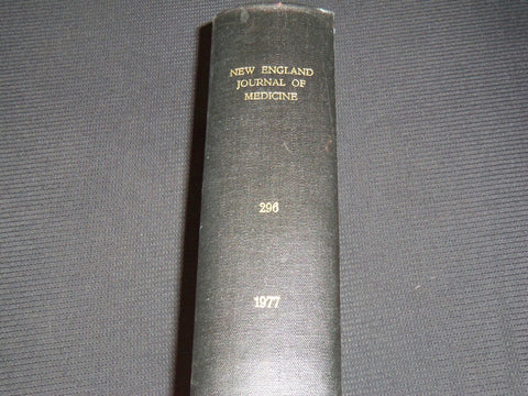 1977 JANUARY-JUNE THE NEW ENGLAND JOURNAL OF MEDICINE BOUND VOLUME - KD 6132R