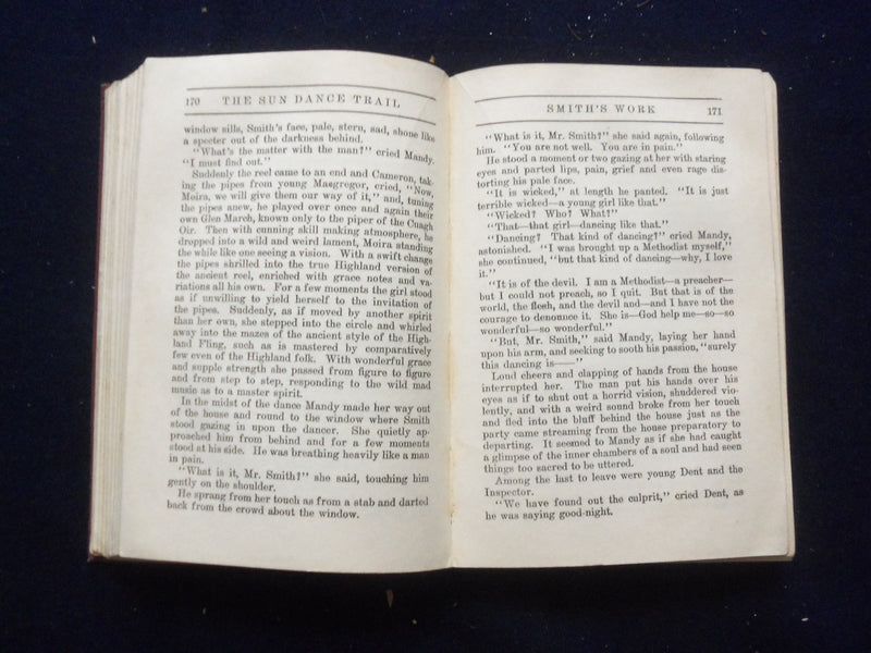 1914 THE PATROL OF THE SUNDANCE TRAIL HARDCOVER BOOK BY RALPH CONNOR - KD 8369