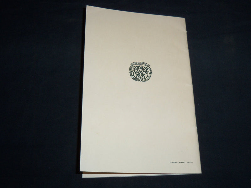 1955 UPSALA UNIVERSITY LIBRARY GUIDE - HISTORICAL NOTES GUIDE TO EXHIBIT- J 8731