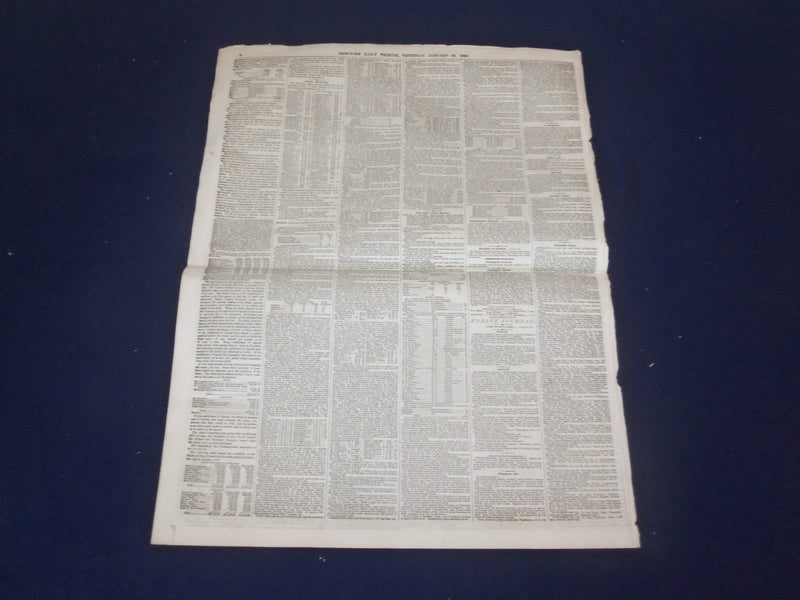1855 JANUARY 25 NEW YORK TRIBUNE NEWSPAPER - MAUD MULLER BY WHITTIER - NP 5039