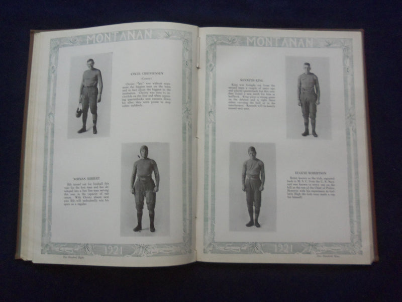 1921 MONTANAN MONTANA STATE UNIVERSITY YEARBOOK - BOZEMAN, MONTANA - YB 3083
