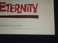 1960 BETWEEN TIME AND ETERNITY 1/2 SHEET MOVIE POSTER - LILLI PALMER - P 409