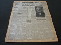 1940 JULY 18 NEW YORK TIMES - ROOSEVELT RENOMINATED ON FIRST BALLOT - NT 5912