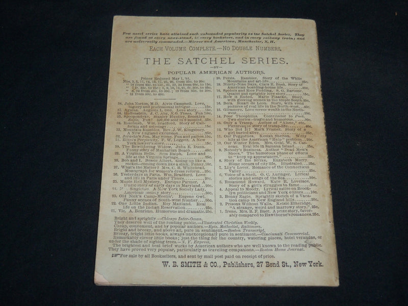 1882 THE TALES OF RUBER HOFFENSTEIN SOFTCOVER BOOK BY JOE C. ABY - J 6688