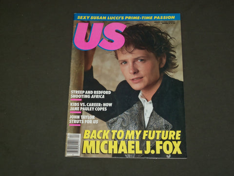 1986 JANUARY 27 US MAGAZINE - MICHAEL J. FOX COVER - B 3862