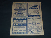 1931 WINTER & SPRING WORCESTER TELEPHONE DIRECTORY BOOK - J 8805