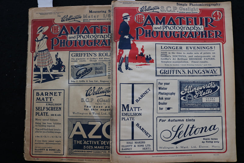 1921-1923 THE AMATEUR PHOTOGRAPHER AND PHOTOGRAPHY MAGAZINE - LOT OF 26 - O 3683