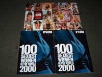 2000-2003 FHM FOR HIM 100 SEXIEST WOMEN MAGAZINES LOT OF 4 - O 2683
