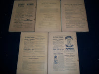 1879 APPLETON'S JOURNAL MAGAZINE LOT OF 9 DIFFERENT ISSUES - NICE ADS - WR 697