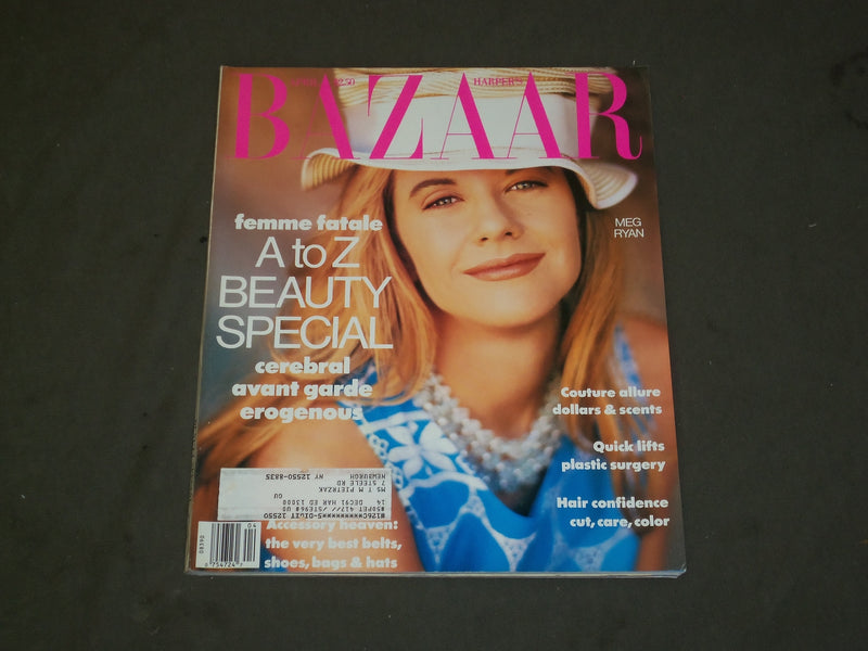 1991 APRIL HARPER'S BAZAAR MAGAZINE - MEG RYAN COVER - B 3614