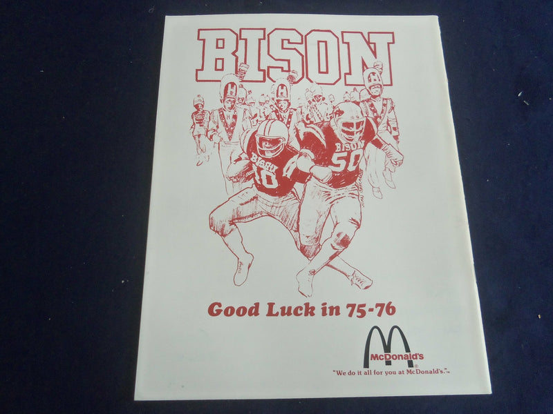 1975 NOV 8 MEAC-SWAC SHOWDOWN PROGRAM -HOWARD UNIV VS SOUTHERN UNIV - SP 1214D
