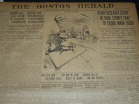 1909 SEPT 17 THE BOSTON HERALD - HARRIMAN LEAVES FORTUNE OF $100M - BH 196