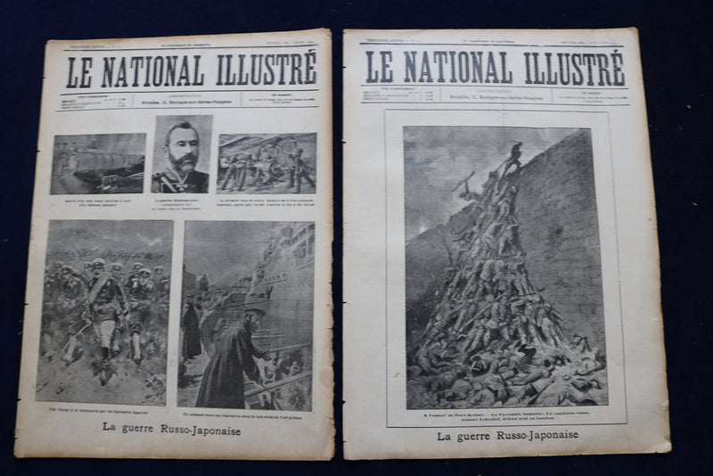 1898-1906 L'ILLUSTRE NATIONAL MAGAZINE - FRENCH - LOT OF 15 - O 3657