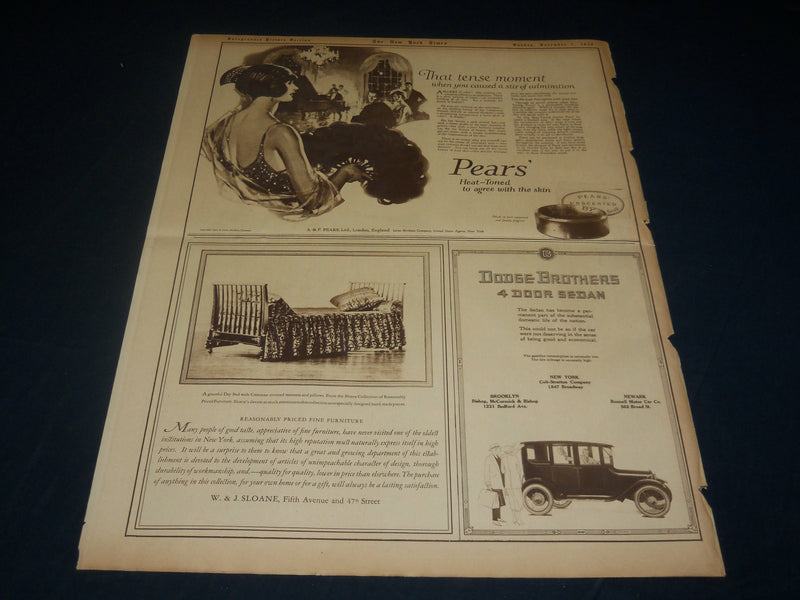 1920 NOV 7 NEW YORK TIMES PICTURE SECTION NO. 4 - PRESIDENT HARDING - NT 8780