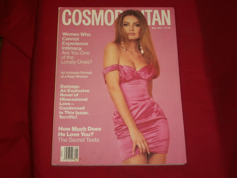 1991 MAY COSMOPOLITAN MAGAZINE - PAULINA, PHOTO BY SCAVULLO - B 5496