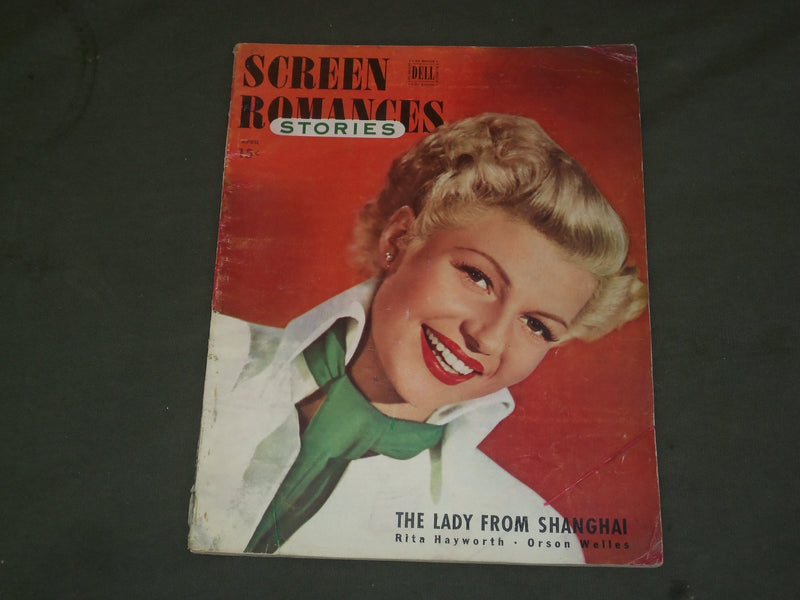 1948 APRIL SCREEN ROMANCES STORIES MAGAZINE - RITA HAYWORTH COVER - M 112