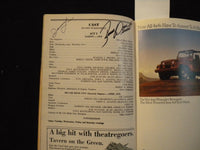 1991 MISS SAIGON PLAYBILL - 4 SIGNATURES - J 8252